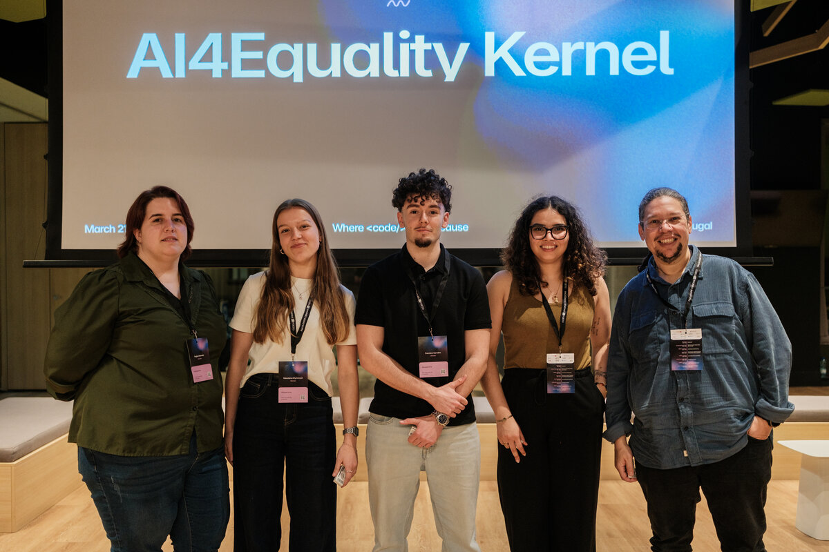 Equipa vencedora do Hackathon Fairness in Bias